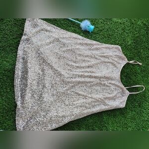 Lulu's Elegant Cream Dress